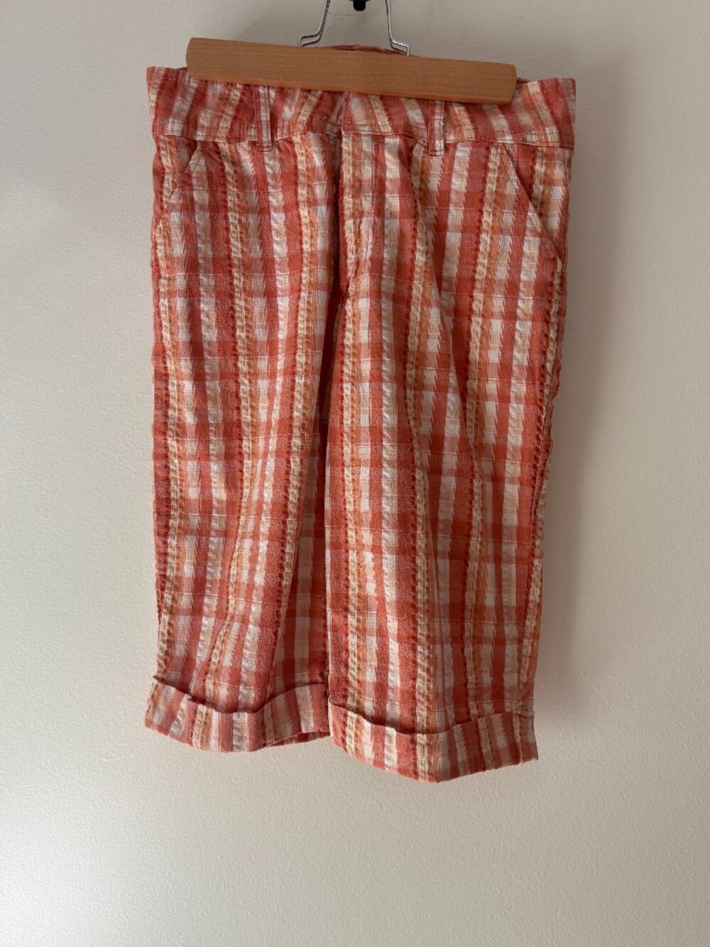 Duck Head Kids' Size 16 Gingham Shorts/ Fits Women 2/4